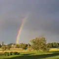 There's a double rainbow over Stuston golf course, A TouchType Office Fire Drill, Southwark Bridge Road, London - 6th October 2012