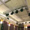 A lighting gantry on the ceiling, The BBs at The Cornhall, Diss, Norfolk - 31st January 2013