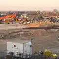 The remains of the Bacon Factory, Demolition of the Bacon Factory, and Railway Dereliction, Ipswich and London - 5th March 2013