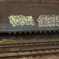 Ferm and Easy graffiti, Demolition of the Bacon Factory, and Railway Dereliction, Ipswich and London - 5th March 2013