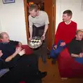 Andy moves on with the cupcakes, Mikey P and Andy's 40th Birthday, Thorpe Abbots, Norfolk - 16th March 2013