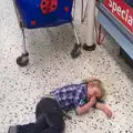 Fred has a 'floor tantrum' in Morrisons, Oct 2011, Public Enemy at the UEA and other Camera-phone Randomness, Norwich - 24th April 2013