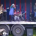 The BBs are on a lorry trailer in a pub garden, Public Enemy at the UEA and other Camera-phone Randomness, Norwich - 24th April 2013