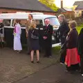 Merlin the Mayor greets guests, The BBs at the Mayor's Charity Ball, Town Moors, Eye, Suffolk - 4th May 2013