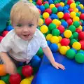 Harry messes around in the ball pool, Rosie and Henry's Birthday Party, Mellis, Suffolk - 5th May 2013