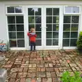 Fred peers into an indoor swimming pool, Eye Open Gardens, Suffolk - 1st June 2013