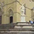 Some dude statue looks out, Marconi, Arezzo and the Sagra del Maccherone Festival, Battifolle, Tuscany - 9th June 2013