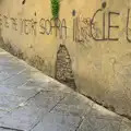 Italian graffiti, Marconi, Arezzo and the Sagra del Maccherone Festival, Battifolle, Tuscany - 9th June 2013