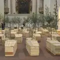 Some more art installation: coffins and trees, Marconi, Arezzo and the Sagra del Maccherone Festival, Battifolle, Tuscany - 9th June 2013