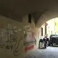 A graffiti's underpass, Marconi, Arezzo and the Sagra del Maccherone Festival, Battifolle, Tuscany - 9th June 2013