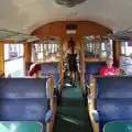 Inside a Mark 1 carriage, Paul Bear's Adventures at a 1940s Steam Weekend, Holt, Norfolk - 22nd September 2013