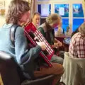 Some accordion action, The BSCC at the Cross Keys, and a Building Catch Up, Brome and Redgrave, Suffolk - 24th April 2014