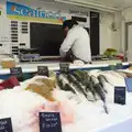 The fish dude on the fish stall, The BSCC at the Cross Keys, and a Building Catch Up, Brome and Redgrave, Suffolk - 24th April 2014