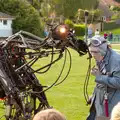 The robot horse is like a Gerald Scarfe nightmare, A Family Fun Day on the Park, Diss, Norfolk - 16th May 2014