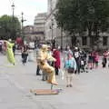 Lots of 'floating' human statues hang around, SwiftKey Innovation Days, The Haymarket, London - 27th June 2014