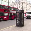 A black K6 Wifi phone box, SwiftKey Innovation Days, The Haymarket, London - 27th June 2014