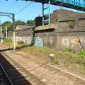 More tags on a brick wall, A Week on the Rails, Stratford and Liverpool Street, London - 23rd July