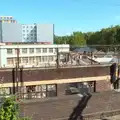 The shell of a demolished building, A Week on the Rails, Stratford and Liverpool Street, London - 23rd July