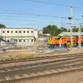 A track-measuring train at Ipswich, A Week on the Rails, Stratford and Liverpool Street, London - 23rd July