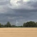 A wind turbine of the wheat fields, SwiftKey Innovation Day, and Pizza Pub, Westminster and Southwark - 14th August 2014