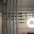 The network of pipes in the Hub's ceiling, SwiftKey Innovation Day, and Pizza Pub, Westminster and Southwark - 14th August 2014