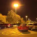 Sodium lights of the short-stay car park, A Saturday in Town, Diss, Norfolk - 8th November 2014