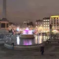The fountains of Trafalgar Square, SwiftKey Innovation Nights, Westminster, London - 19th December 2014