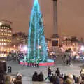The Norwegian Christmas tree and Nelson's Column, SwiftKey Innovation Nights, Westminster, London - 19th December 2014