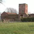 Another view of the clock tower, The BBs do a Recording, Hethel, Norfolk - 18th January 2015