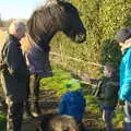 Tony tells the boys about Chinner's former life, The BBs do a Recording, Hethel, Norfolk - 18th January 2015