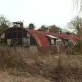 A derelict Nissen hut near Ash Drive, A Trip to Grandma J's, Spreyton, Devon - 18th February 2015