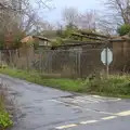 A derelict cottage in Spreyton, A Trip to Grandma J's, Spreyton, Devon - 18th February 2015