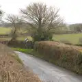 The road to Whiddon Down, A Trip to Grandma J's, Spreyton, Devon - 18th February 2015