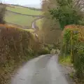 A deep Devon lane, A Trip to Grandma J's, Spreyton, Devon - 18th February 2015