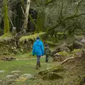 Isobel and Fred on their way up to Sheepstor, A Trip to Grandma J's, Spreyton, Devon - 18th February 2015