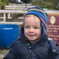 Harry outside the Royal Oak, Meavy, A Trip to Grandma J's, Spreyton, Devon - 18th February 2015