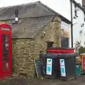 A K6 phone box by the Royal Oak, A Trip to Grandma J's, Spreyton, Devon - 18th February 2015