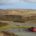 The car looks at the scenery, A Trip to Grandma J's, Spreyton, Devon - 18th February 2015