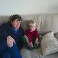 Sis and Harry, A Trip to Grandma J's, Spreyton, Devon - 18th February 2015