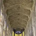 The highly-detailed ceiling and the organ, Punting With Grandad, Cambridge, Cambridgeshire - 6th June 2015