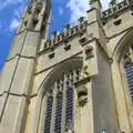 Towers on King's chapel, Punting With Grandad, Cambridge, Cambridgeshire - 6th June 2015