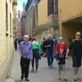 The G-Unit roams around down Garret Hostel Lane, Punting With Grandad, Cambridge, Cambridgeshire - 6th June 2015