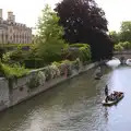 Punting on the Cam, Punting With Grandad, Cambridge, Cambridgeshire - 6th June 2015