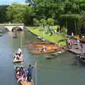 Trinity Punts are having a busy day of it, Punting With Grandad, Cambridge, Cambridgeshire - 6th June 2015