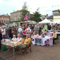 British Legion stalls are out for VE day, A visit from Da Gorls, Brome, Suffolk - 27th June 2015