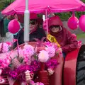 Looking less-than-impressed by the weather, The Pink Ladies Tractor Run, Harleston and Gawdy Park, Norfolk - 5th July 2015