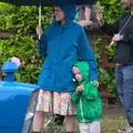 Isobel and a glum-looking Harry, The Pink Ladies Tractor Run, Harleston and Gawdy Park, Norfolk - 5th July 2015