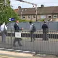 Commuters at Chadwell Heath, It's a SwiftKey Knockout, Richmond Rugby Club, Richmond, Surrey - 7th July 2015