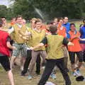 Some dance moves to warm up, It's a SwiftKey Knockout, Richmond Rugby Club, Richmond, Surrey - 7th July 2015