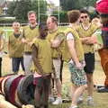 Gold team takes a break, It's a SwiftKey Knockout, Richmond Rugby Club, Richmond, Surrey - 7th July 2015